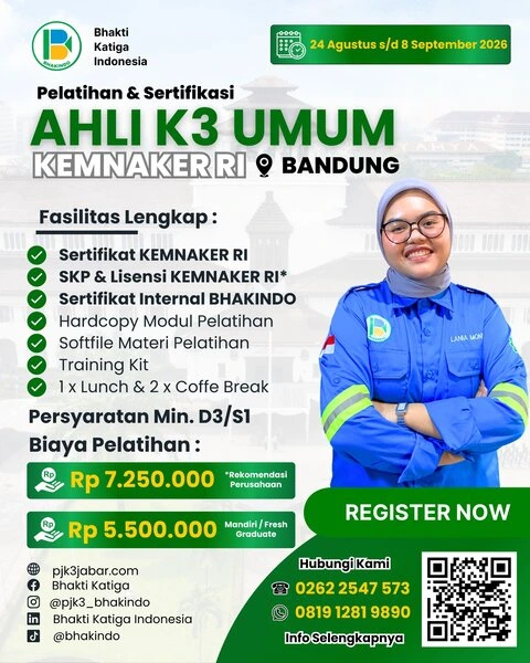 sertifikasi ahli k3 umum