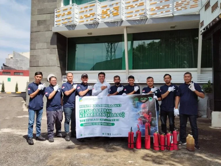pelatihan kebakaran Kelas D
