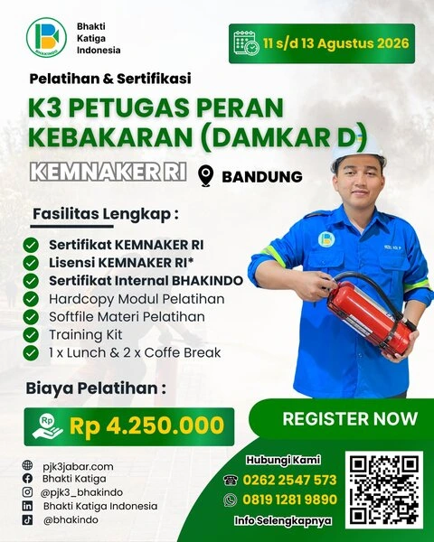 pelatihan damkar kelas d