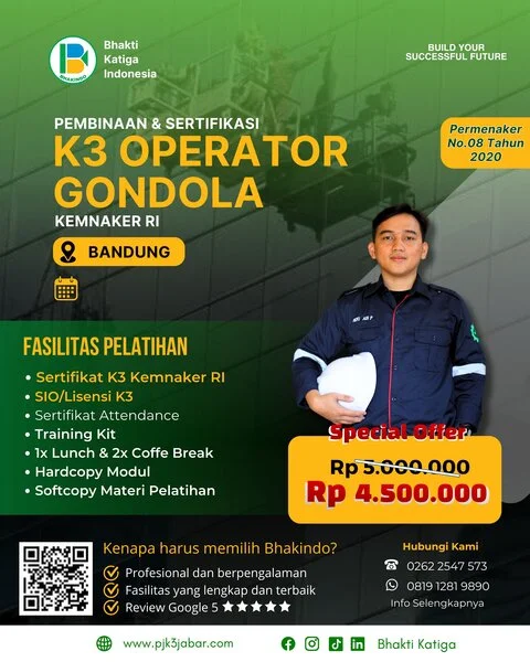 pelatihan operator gondola