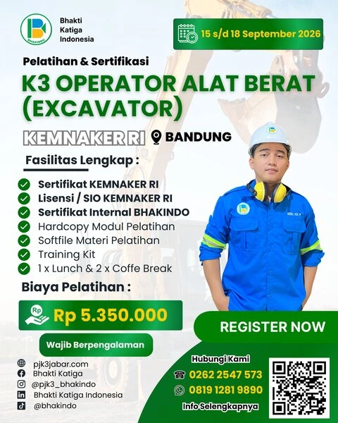 pelatihan operator alat berat