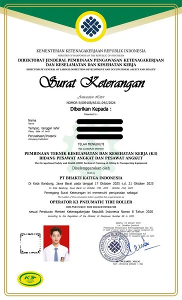 surat keterangan kemnaker