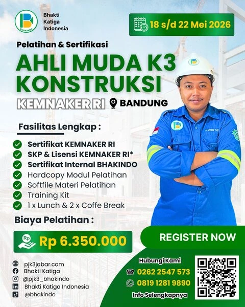 pelatihan ahli k3 konstruksi
