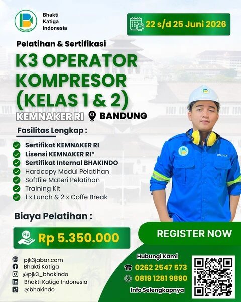 pelatihan operator kompressor