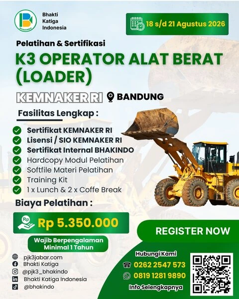 pelatihan operator loader