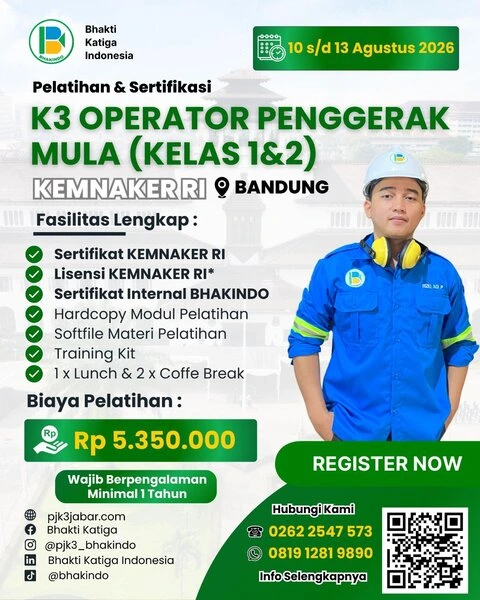 pelatihan operator penggerak mula