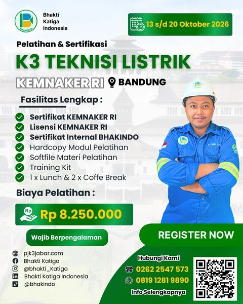 sertifikasi Teknisi K3 Listrik